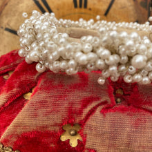Load image into Gallery viewer, Vintage pearl wedding headdress
