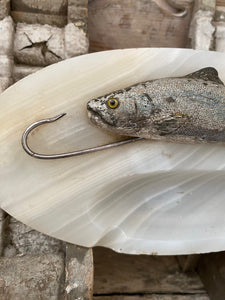Alabaster fish dish