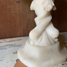 Load image into Gallery viewer, Alabaster tazza with dolphin base
