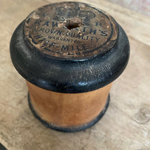 Load image into Gallery viewer, XL wooden bobbin with original label

