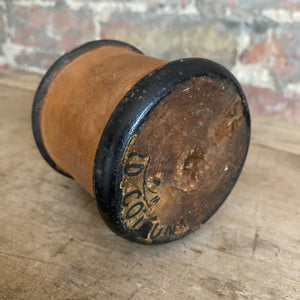 XL wooden bobbin with original label
