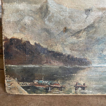 Load image into Gallery viewer, Small oil on canvas Lake of Lucerne
