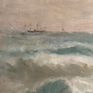 Large Oil on canvas seascape