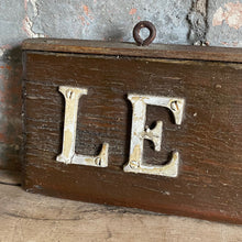 Load image into Gallery viewer, Vintage wooden painted LE HAVRE sign

