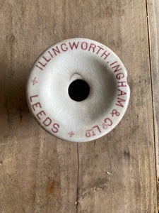 Advertising inkwell Illingworth Ingham LEEDS