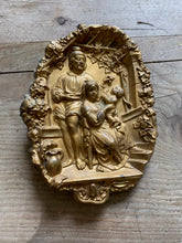 Load image into Gallery viewer, Pressed tin decorative furniture detail - family
