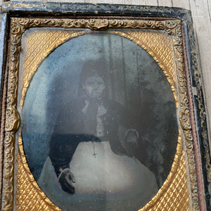 Daguerreotype ghostly girl