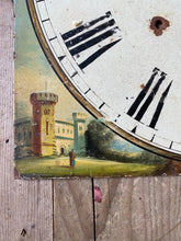 Load image into Gallery viewer, Cast iron metal painted clock dial - castles
