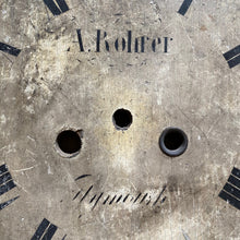 Load image into Gallery viewer, Wood &amp; plaster clock dial - A. Rohrer
