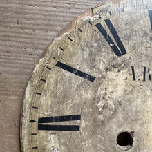 Load image into Gallery viewer, Wood &amp; plaster clock dial - A. Rohrer
