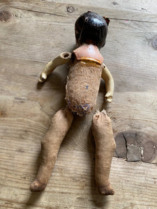 Old doll - straw body