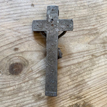 Load image into Gallery viewer, Metal crucifix - mid size
