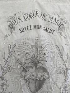 French church banner - ex voto