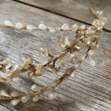 Load image into Gallery viewer, 3-strand waxed flower tiara / Aliceband
