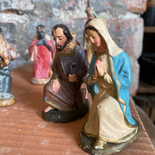 Load image into Gallery viewer, French vintage nativity figures
