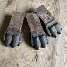 Load image into Gallery viewer, Rustic dark wood lion paw
