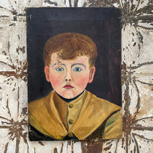 Load image into Gallery viewer, Naive portrait - oil on canvas
