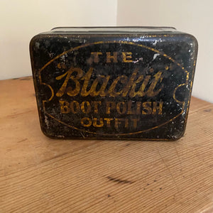 Blackit boot polish tin