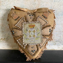 Load image into Gallery viewer, Sweetheart cushion with glass emblem
