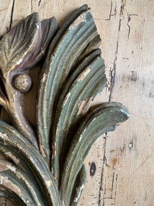 Salvaged wooden chippy paint floral