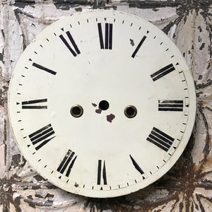 Cast iron clock dial