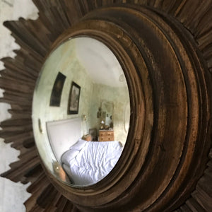 Mid-century starburst mirror