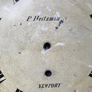 Metal clock dial NEWPORT