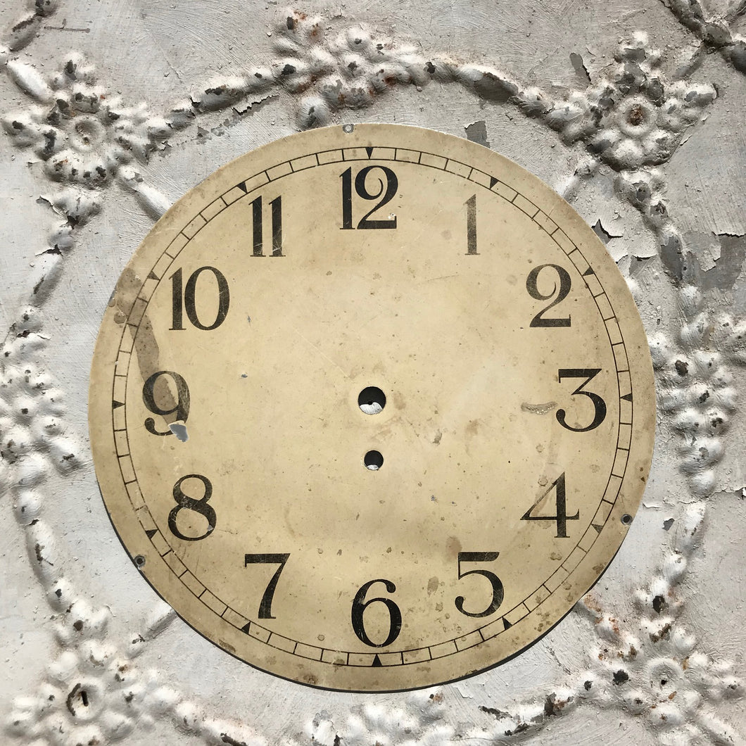 Metal clock dial - Arabic numerals
