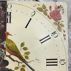 Semi-weathered clock dial