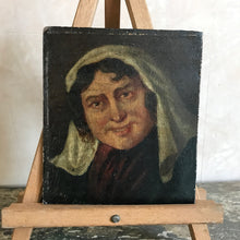 Load image into Gallery viewer, Georgian oil on board portrait
