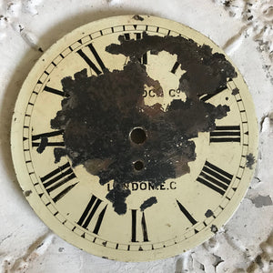 Cast iron clock dial - London