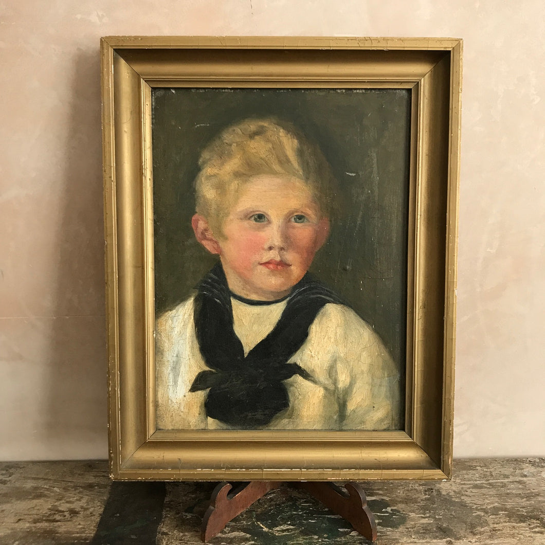 Framed oil on canvas 1888