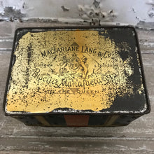Load image into Gallery viewer, Macfarlane figural travel trunk tin
