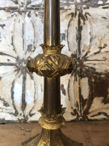 Pair of French altar candlesticks