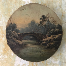 Load image into Gallery viewer, Hand-painted landscape tambourine
