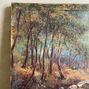 Oil on canvas tumbling brook
