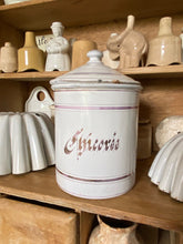 Load image into Gallery viewer, French enamel storage jar (chicoree)
