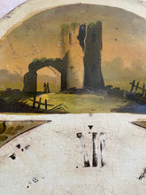 Load image into Gallery viewer, Grandfather clock dial - ruined abbey
