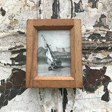 Load image into Gallery viewer, Print of boat in vintage printing frame
