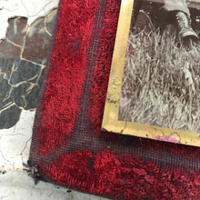 Load image into Gallery viewer, Victorian velvet covered photo mount
