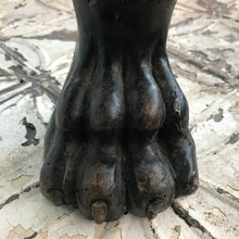 Load image into Gallery viewer, Varnished dark wood lion paw
