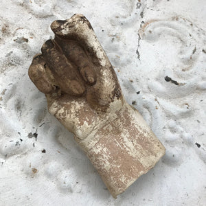 Rubber hand from wax work museum