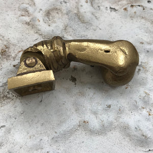Brass hand knocker