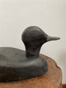 Wooden decoy duck