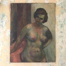 Load image into Gallery viewer, Impressionist-style nude oil on canvas
