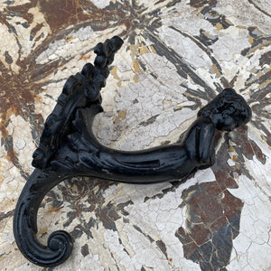 Cast iron figurehead hook