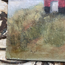 Load image into Gallery viewer, Oil on artist board - red barn
