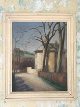 Load image into Gallery viewer, French oil on canvas village house
