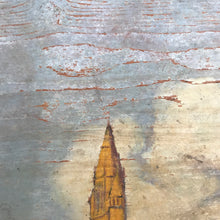 Load image into Gallery viewer, Oil on wood French church
