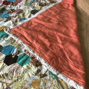 Patchwork bed throw
